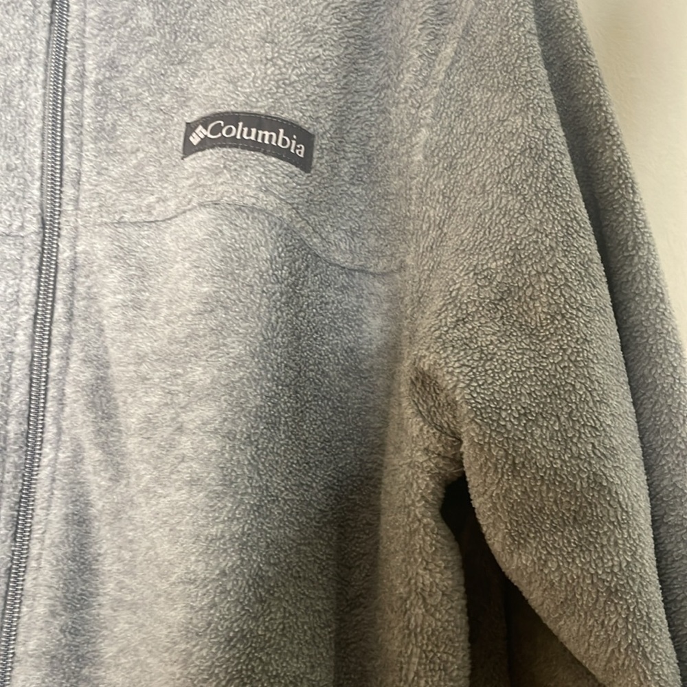 Columbia gray medium fleece jacket - Picture 2 of 4
